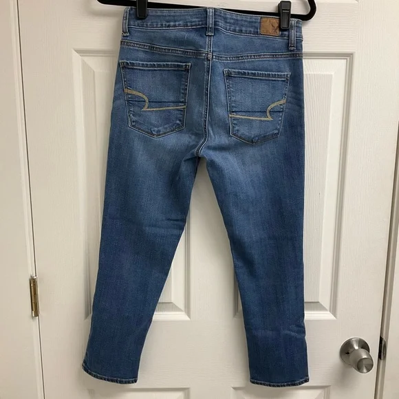 American Eagle Hi-Rise Crop Super Stretch Jegging - Picture 3 of 6